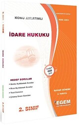 2. Sınıf 4. Yarıyıl Konu Anlatımlı İdare Hukuku - Kod 2253 - 1