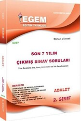 2. Sınıf Adalet Son 6 Yılın Çıkmış Sınav Soruları - 1