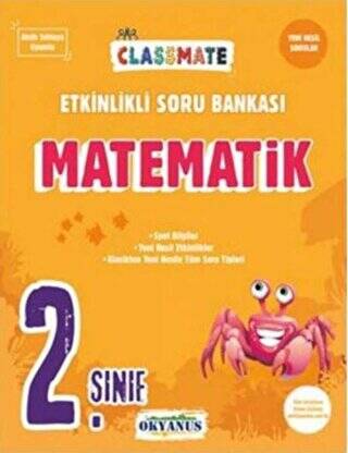 2. Sınıf Classmate Matematik Etkinlikli Soru Bankası - 1