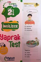 2. Sınıf İngilizce Çek Kopart Yaprak Test - 1