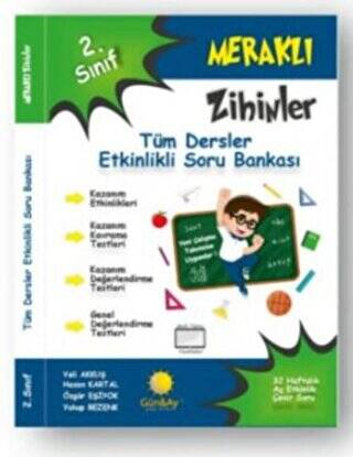 2. Sınıf Meraklı Zihinler Tüm Dersler Etkinlikli Soru Bankası - 1