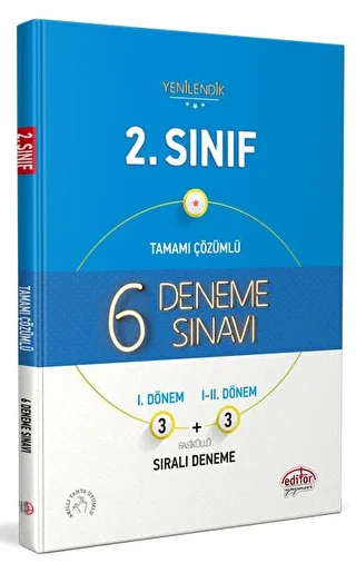 2. Sınıf Tamamı Çözümlü 6 Deneme Sınavı Fasiküllü - 1