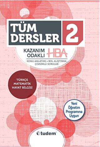 2. Sınıf Tüm Dersler Kazanım Odaklı HBA - 1