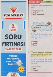 2. Sınıf Tüm Dersler Yaprak Test - 1