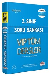 2. Sınıf VIP Tüm Dersler Soru Bankası Mavi Kitap - 1