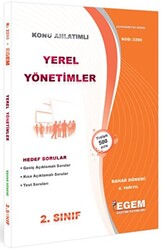 2. Sınıf Yerel Yönetimler Bahar Dönemi Konu Anlatımlı Soru Bankası 4. Yarıyıl 2260 - 1