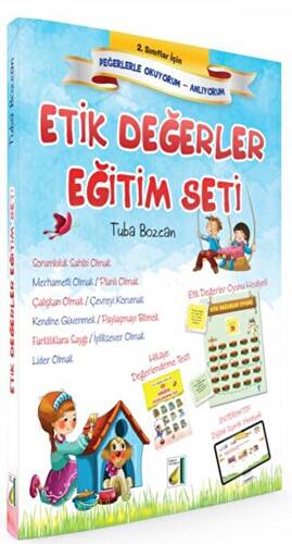 2. Sınıflar İçin Etik Değerler Eğitim Seti 10 Kitap Takım - 1