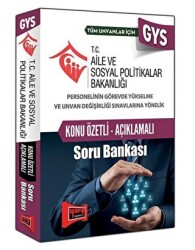 2016 GYS Aile ve Sosyal Politikalar Bakanlığı Konu Özetli Açıklamalı Soru Bankası - 1