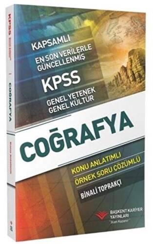 2018 KPSS Coğrafya Konu Anlatımlı Soru Çözümlü - 1