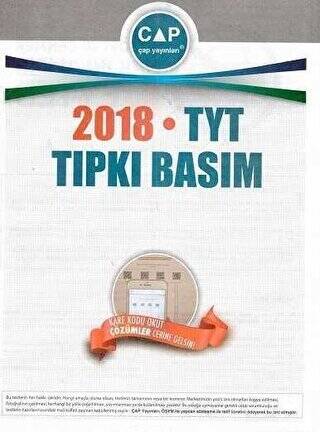 2018 TYT Tıpkı Basım - 1