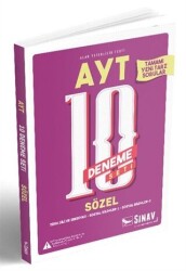 2019 AYT Sözel 10 Deneme Seti - 1