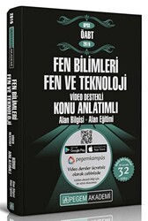 2019 KPSS ÖABT Fen Bilimleri Fen ve Teknoloji Video Destekli Konu Anlatımlı Modüler Set 4 Kitap Takım - 1