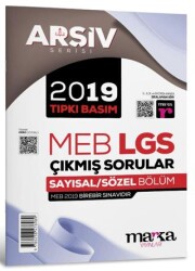 2019 LGS 8. Sınıf Arşiv Serisi Tıpkı Basım Çıkmış Sorular Tamamı Video Çözümlü - 1