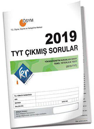 2019 TYT Çıkmış Sorular Tıpkı Basım Kitapçığı - 1