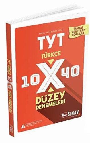 2019 TYT Türkçe 10x40 Düzey Denemeleri - 1