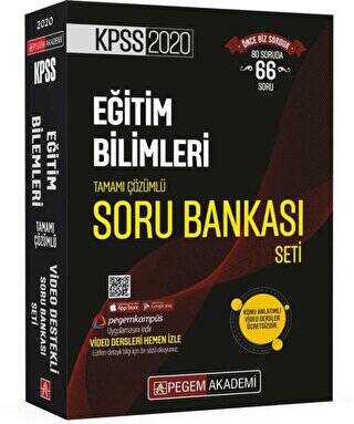 2020 KPSS Eğitim Bilimleri Tamamı Çözümlü Modüler Soru Bankası Seti 6 Kitap Takım - 1