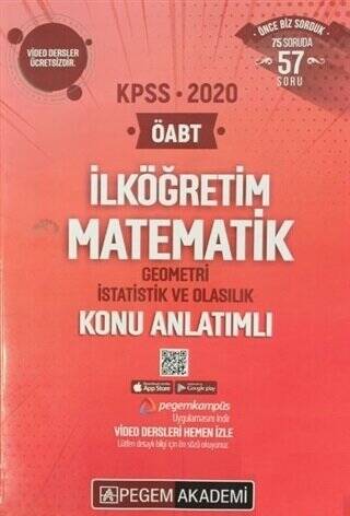 2020 KPSS İlköğretim Matematik Geometri İstatistik ve Olasılık Konu Anlatımlı - 1