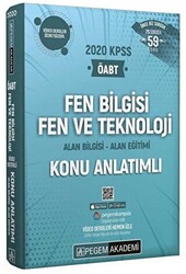 2020 KPSS ÖABT Fen Bilgisi Fen ve Teknoloji Alan Bilgisi Alan Eğitimi Video Destekli Konu Anlatımlı Modüler Set - 1