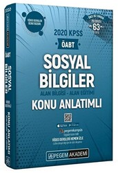 2020 KPSS ÖABT Sosyal Bilgiler Alan Bilgisi Alan Eğitimi Video Destekli Konu Anlatımlı Modüler Set - 1