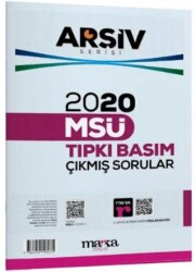 2020 MSÜ Çıkmış Sorular Tamamı Video Çözümlü - 1