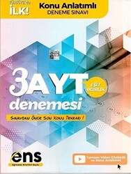 2021 AYT Eşit Ağırlık 3 lü Konu Anlatımlı Deneme - 1