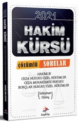 2021 Hakimlik HAKİM KÜRSÜ Ceza Hukuku, Ceza Muhakemesi Hukuku, Borçlar Hukuku Soru Bankası Çözümlü - 1