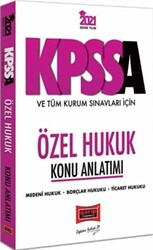 2021 KPSS A Grubu ve Tüm Kurum Sınavları İçin Özel Hukuk Konu Anlatımı - 1