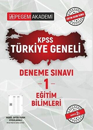 2021 KPSS Eğitim Bilimleri Türkiye Geneli Deneme Sınavı 1 - 1