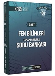 2021 KPSS ÖABT Fen Bilimleri Fen ve Teknoloji Tamamı Çözümlü Soru Bankası Seti - 4 Kitap - 1