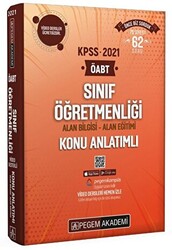 2021 KPSS ÖABT Sınıf Öğretmenliği Alan Bilgisi Alan Eğitimi Video Destekli Konu Anlatımlı Modüler Set 7 Kitap Takım - 1