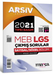 2021 LGS 8. Sınıf Arşiv Serisi Tıpkı Basım Çıkmış Sorular Tamamı Video Çözümlü - 1