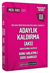 2021 MEB Aday Öğretmenleri Sözleşmeli-Kadrolu Adaylık Kaldırma AKS Sınavlarına Hazırlık Konu Anlatımlı Soru Bankası - 1