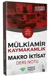 2021 Mülkiamir Kaymakamlık Makro İktisat Ders Notu - 1