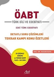 ÖABT Türk Dili ve Edebiyatı Detaylı Soru Çözümleri Tekrar Kampı Konu Özetleri - 1