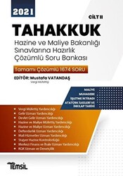 2021 Tahakkuk - Hazine ve Maliye Bakanlığı Sınavlarına Hazırlık Çözümlü Soru Bankası Cilt 2 - 1