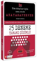 2021 Tüm Adaylar İçin AnayasaPerver Tamamı Çözümlü 25 Deneme - 1