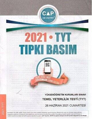 2021 TYT Deneme Tıpkı Basım - 1