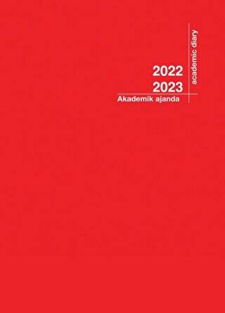 2022 - 2023 Akademik Ajanda - 1