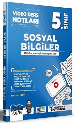 2022 5. Sınıf Sosyal Bilgiler Video Ders Notları - 1