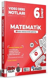 2022 6. Sınıf Matematik Video Ders Notları - 1