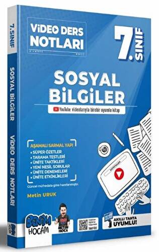 2022 7. Sınıf Sosyal Bilgiler Video Ders Notları - 1