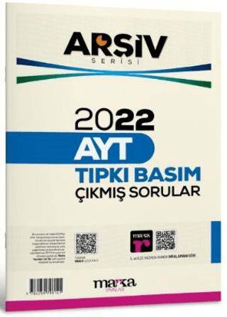 2022 AYT Arşiv Serisi Çıkmış Sorular Tamamı Video Çözümlü - 1