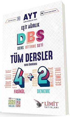 2022 AYT Eşit Ağırlık Tüm Dersler 4+2 Soru Bankası - 1