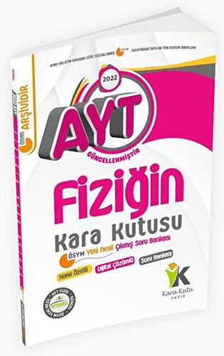 2022 AYT Fiziğin Kara Kutusu Konu Özetli Dijital Çözümlü Çıkmış Soru Bankası - 1