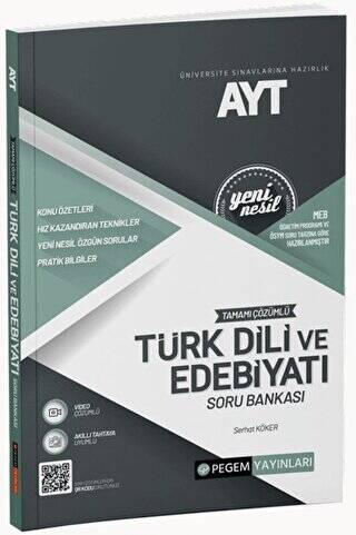 2022 AYT Tamamı Çözümlü Edebiyat Soru Bankası - 1