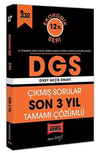 2022 DGS Ekonomik Seri Son 3 Yıl Tamamı Çözümlü Çıkmış Sorular - 1