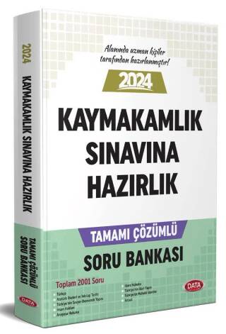 Kaymakamlık Sınavına Hazırlık Tamamı Çözümlü Soru Bankası - 1