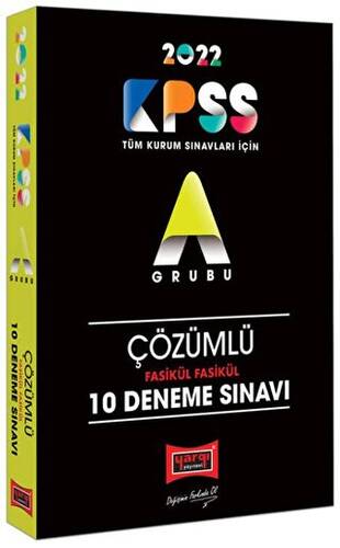 2022 KPSS A Grubu Fasikül Fasikül Çözümlü 10 Deneme Sınavı - 1