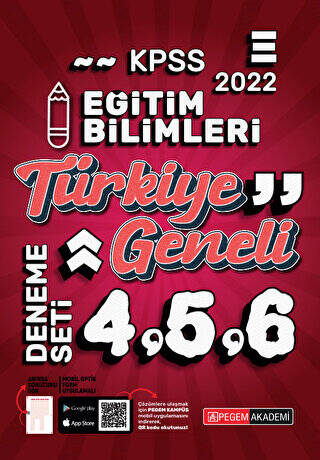 2022 KPSS Eğitim Bilimleri 4-5-6 3`lü Deneme - 1