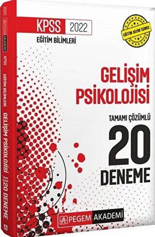 2022 KPSS Eğitim Bilimleri Gelişim Psikolojisi 20 Deneme - 1